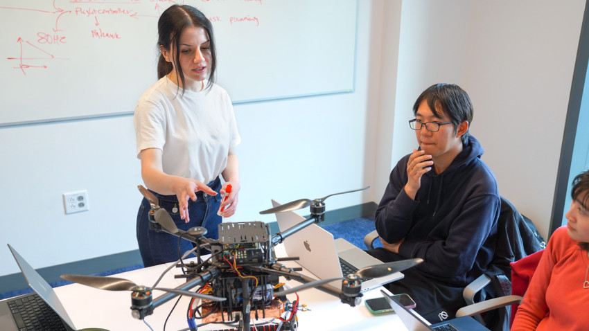 Smart drones, safe skies: Student’s system tests, coordinates drone fleets