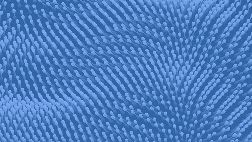 artist rendering of nanoparticles