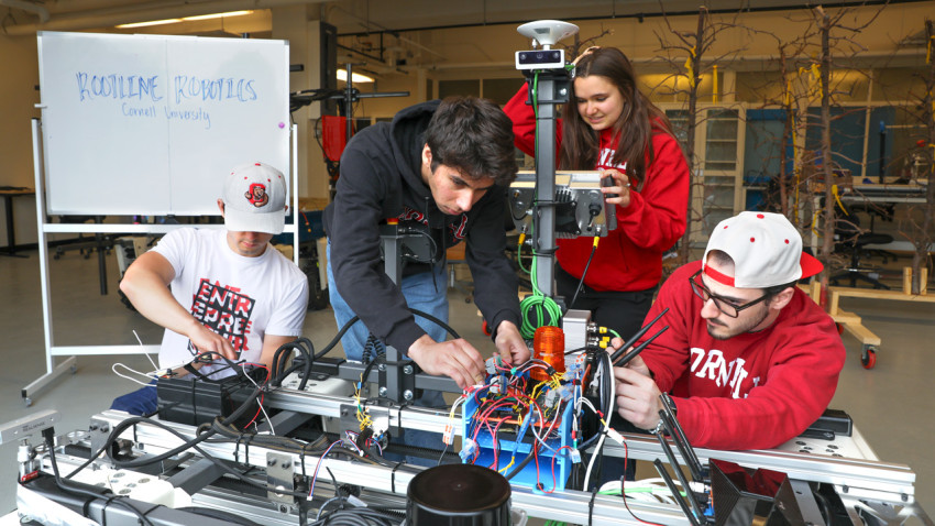 Undergrads’ weed-killing robot wins top prize