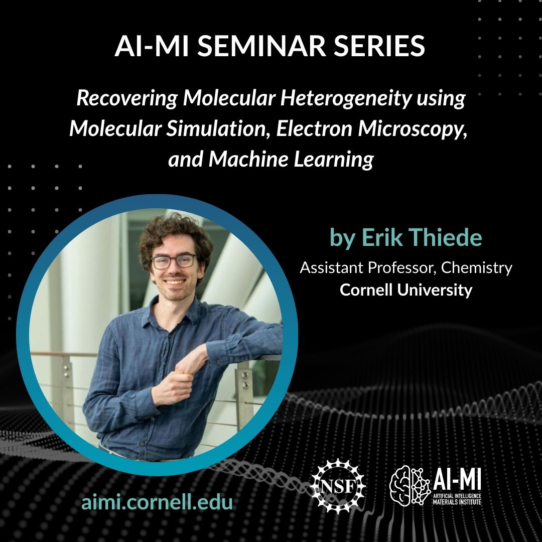 Photo of speaker and event title