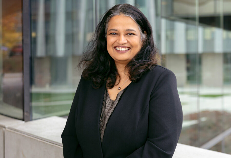 Kavita Bala Smiling at camera
