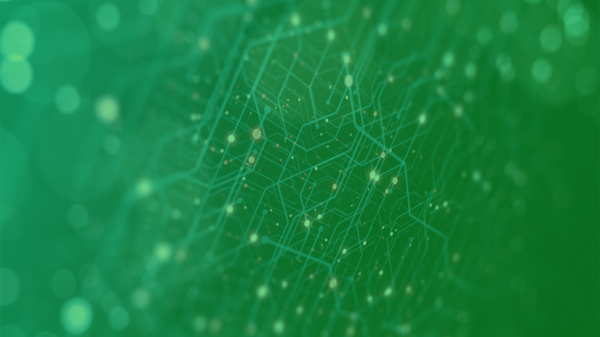 A color graphic showing the concept of AI