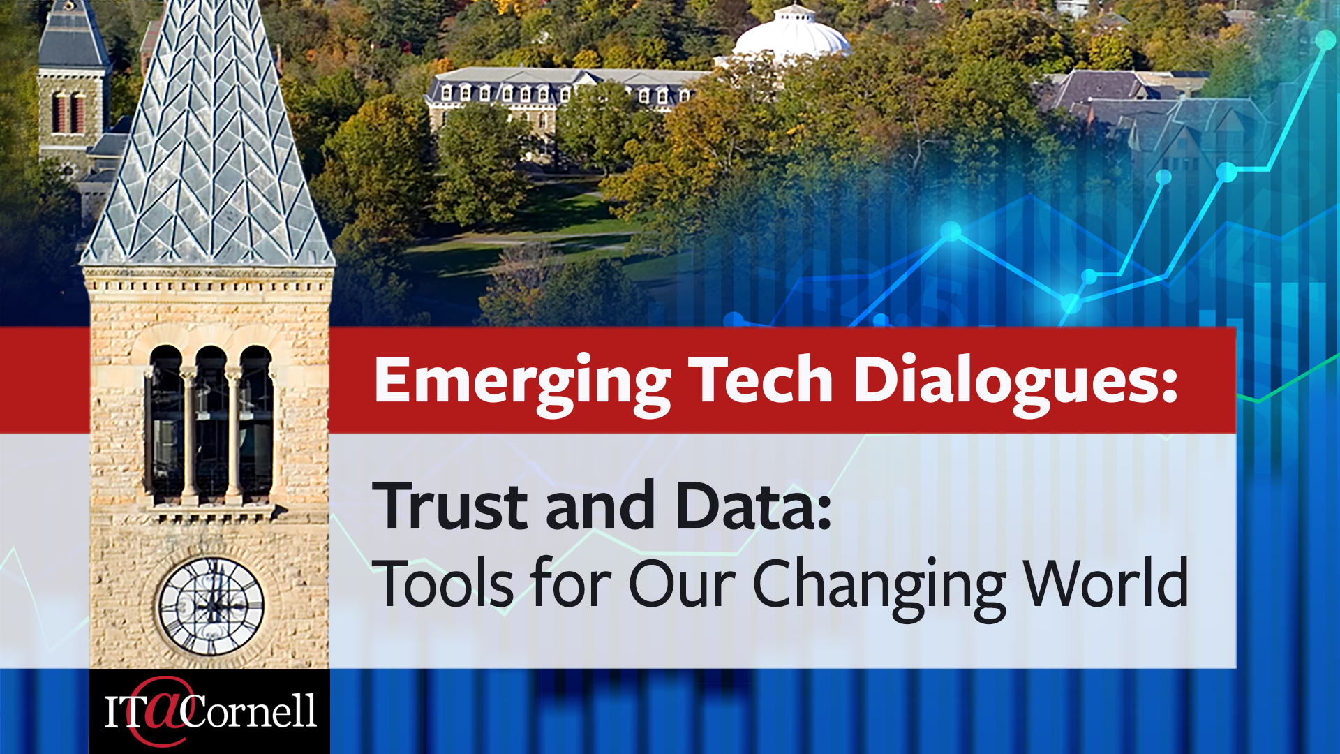 Emerging Tech Dialogues - Trust and Data: Tools for Our Changing World promotional poster