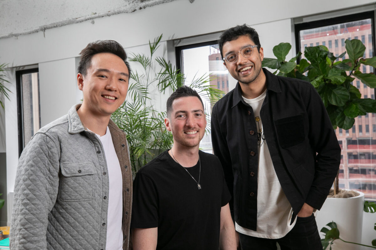 TLPS-1032-2048x1365 Avina cofounders and Cornell Tech alumni Michael Wang, Ron Fisher, and Vivek Sudarsan