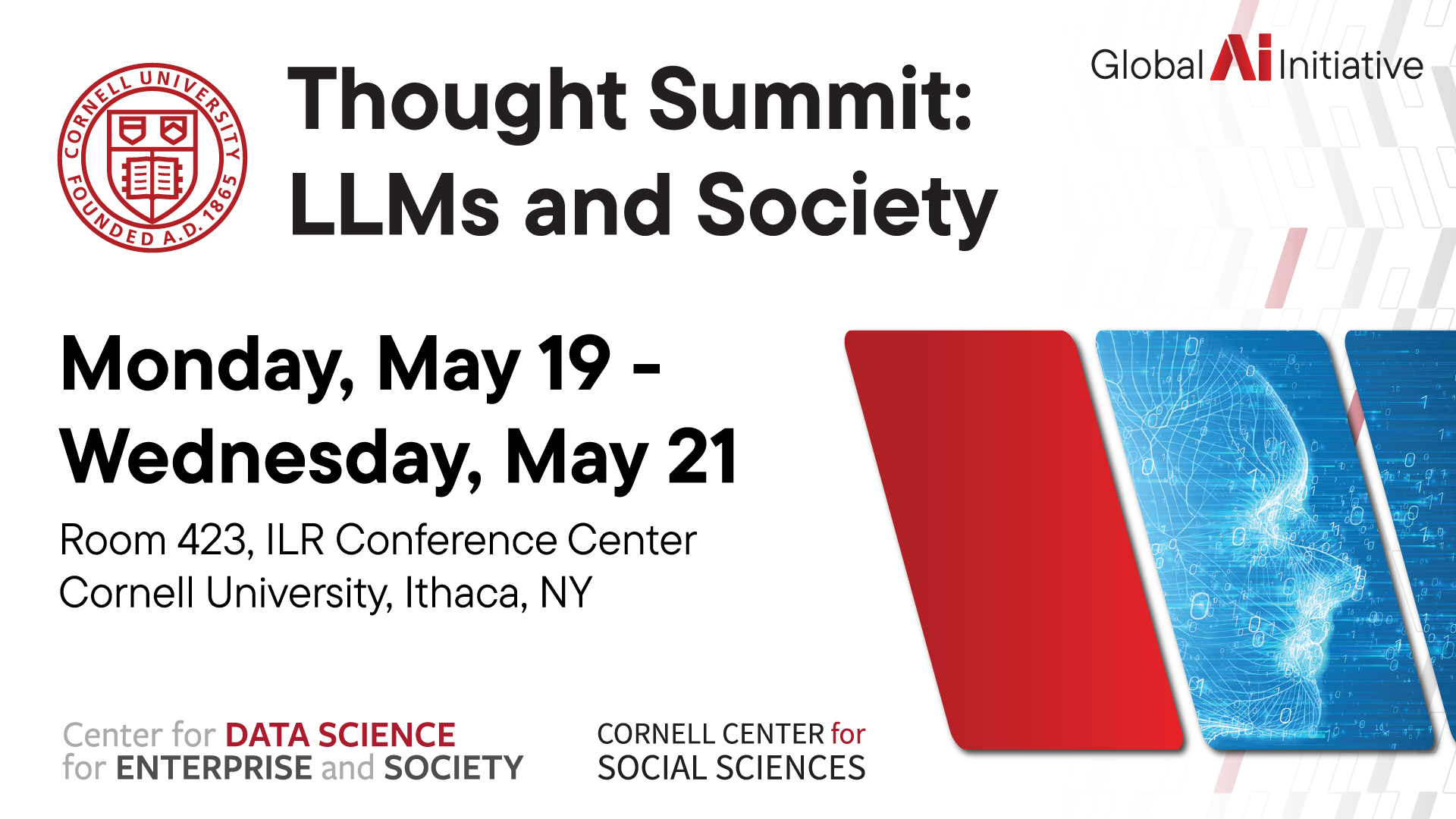 A graphic promoting the Thought Summit